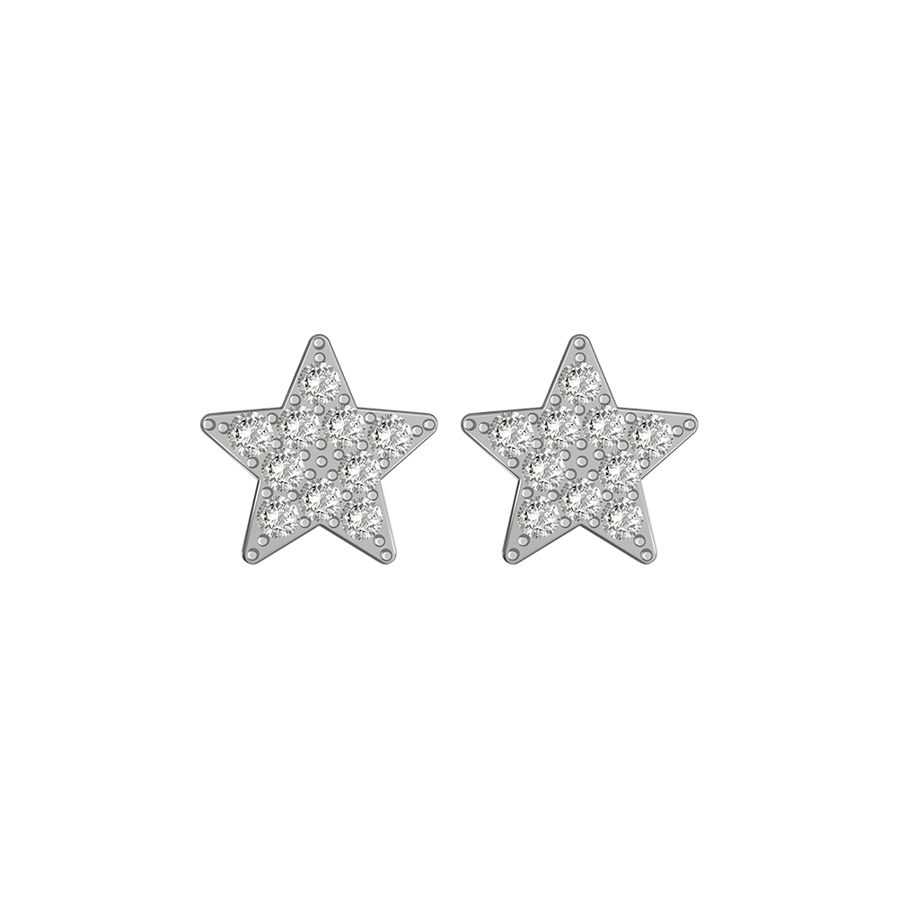 Picture of Juvenis Starfall Earrings Silver JLJ-AS12E0089A-SS-ER