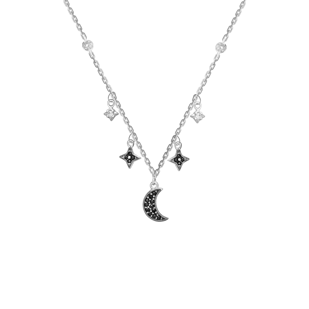 Picture of Juvenis Starry Night Necklace  JLJ-CG20N3482S-SS-NL