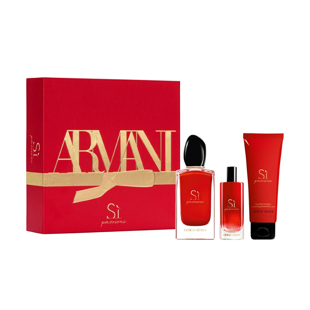 Picture of Giorgio Armani Si Passion EDP 100ml+EDP 15ml+Body Lotion 75ml Set