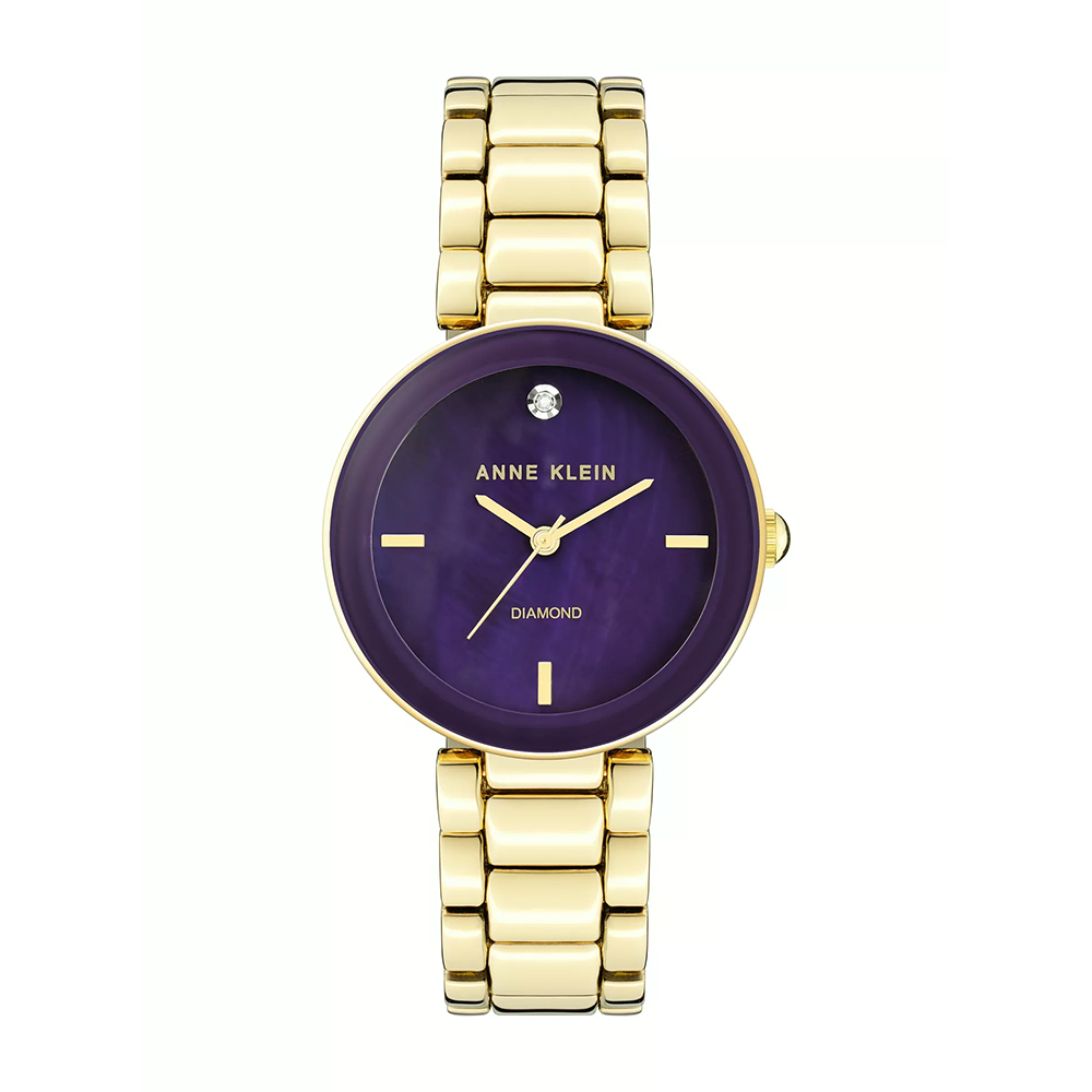 Picture of Anne Klein Gold Analog Stainless Steel Strap Watch AK1362PRGB