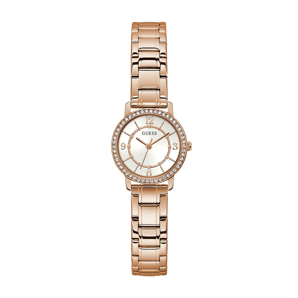 Picture of Guess Rose Gold Tone Case Rose Gold Tone Stainless Steel Watch GW0468L3