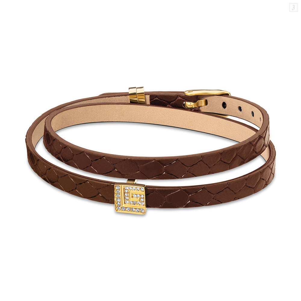 Picture of Guy Laroche Elise Women Brown Leather Bracelet GLJLB0001501