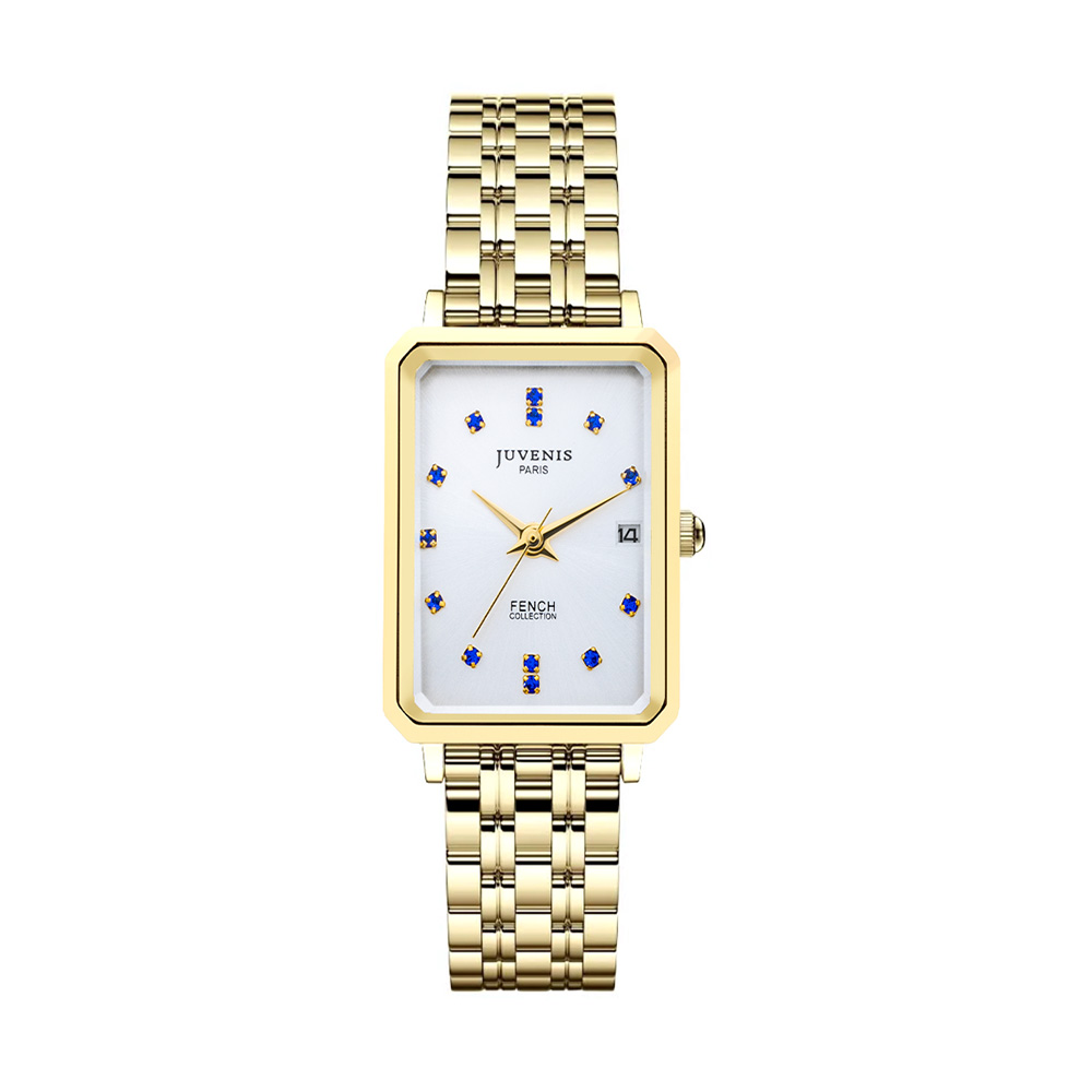 Picture of Juvenis Fench Aurora Gold Square Watch JVB1067F2