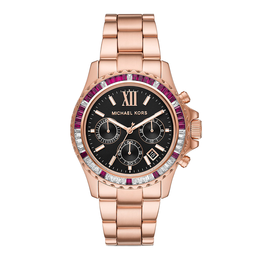 Picture of Michael Kors Everest Chronograph Rose Gold-Tone Stainless Steel Watch