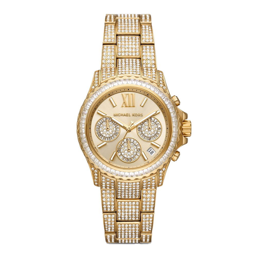 Picture of Michael Kors Everest Chronograph Gold-Tone Stainless Steel Watch