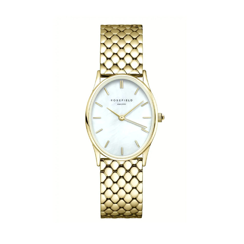 Picture of Rosefield Oval Pearl Gold Women Watch OWGSG-OV01