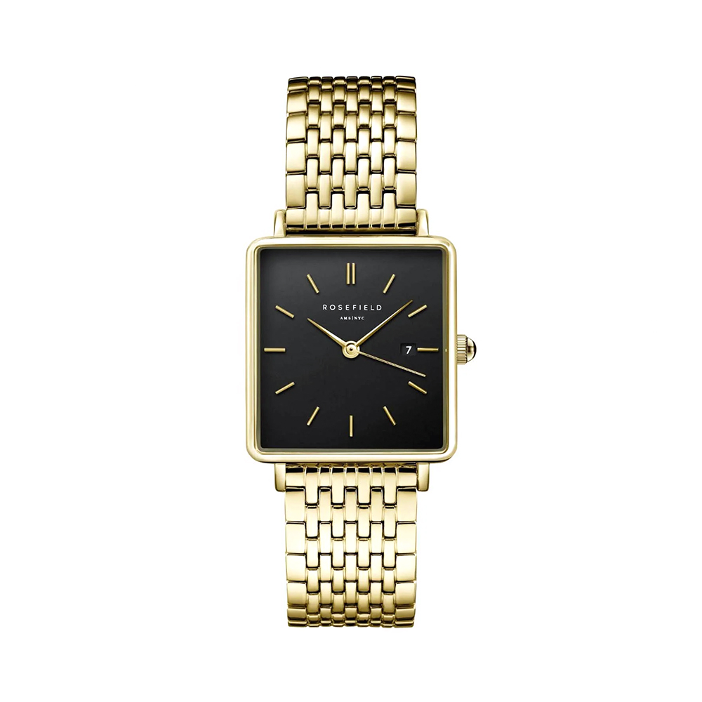 Picture of Rosefield Boxy Black Gold Women Watch QBSG-Q017