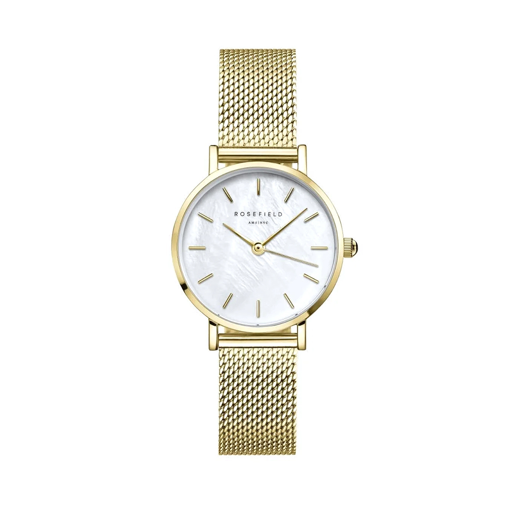 Picture of Rosefield Small Edit Mesh Gold Women Watch SMGMG-S06