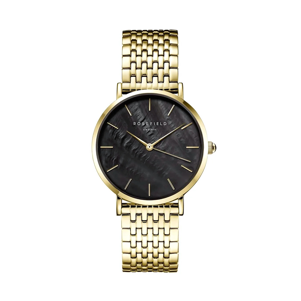 Picture of Rosefield Upper East Side Black Gold Women Watch UBGSG-U35