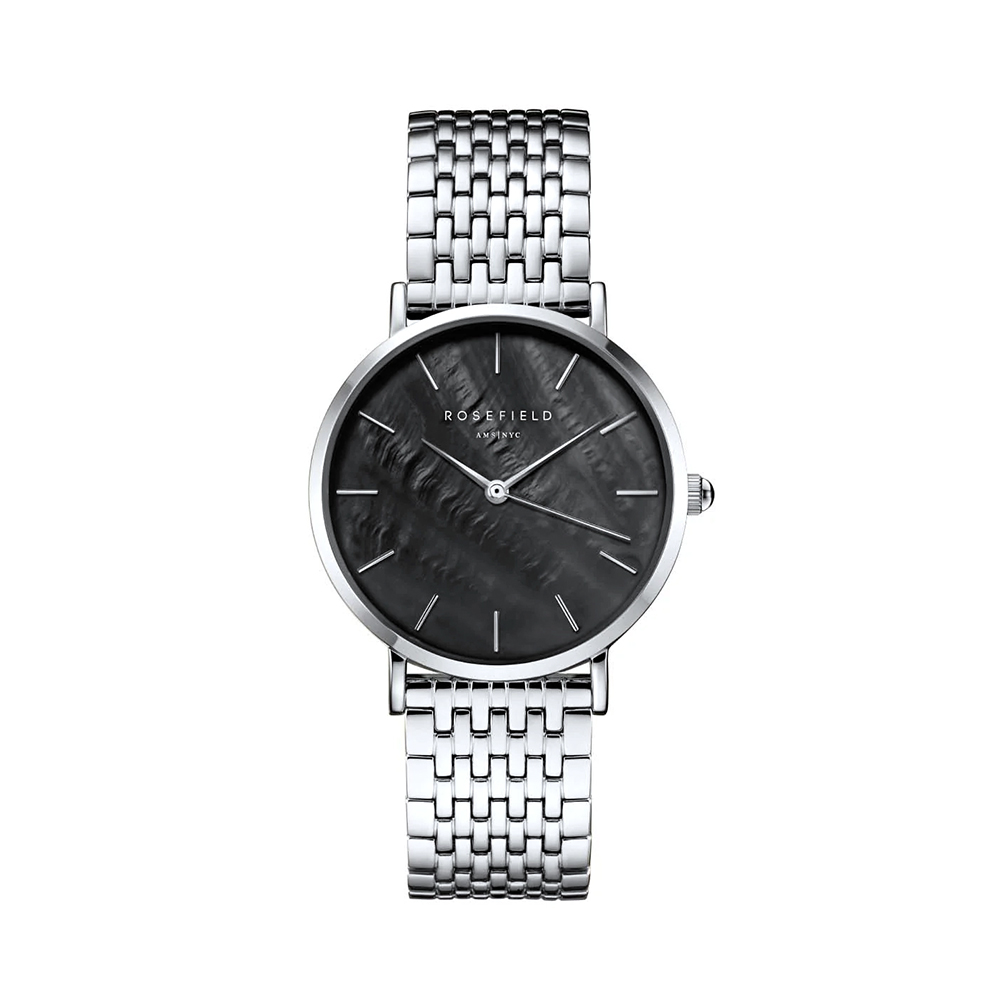 Picture of Rosefield Upper East Side Black Silver Women Watch UBSSS-U36