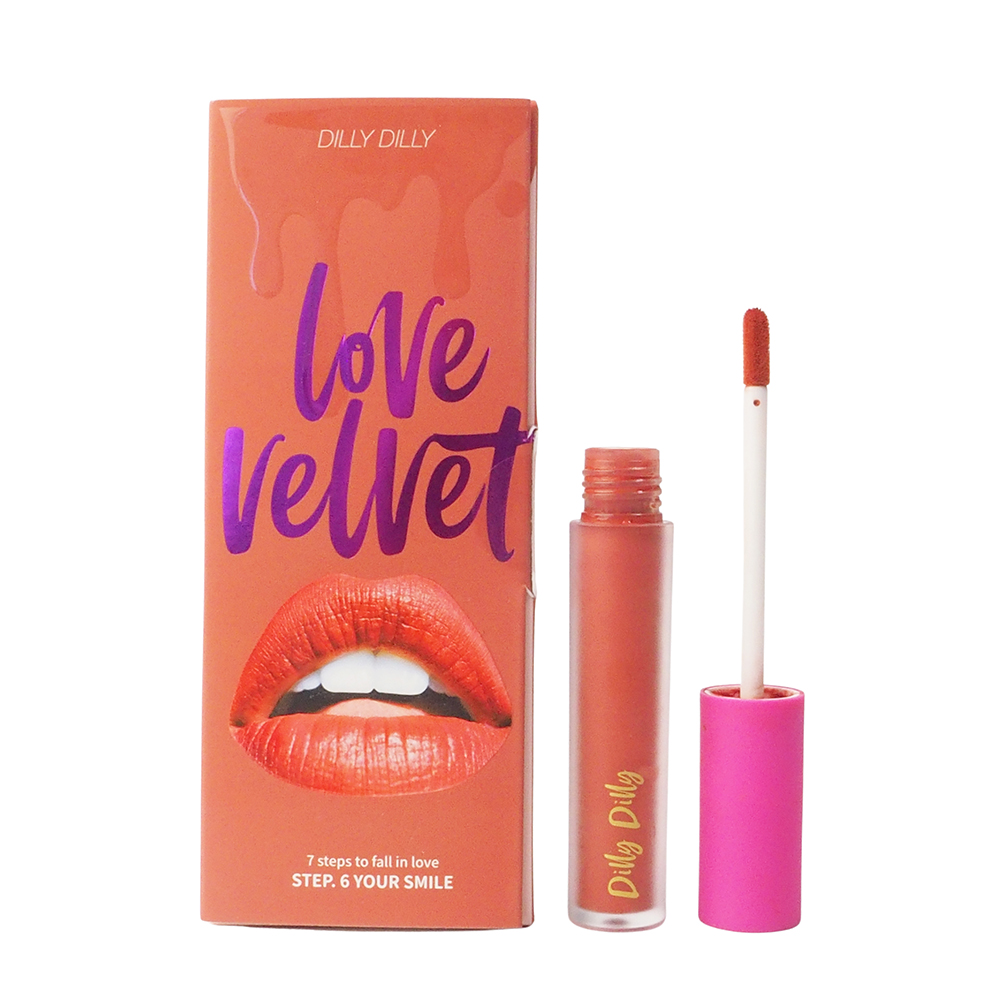 Picture of DillyDilly Love Velvet Lipgloss Step 6 Your Smile