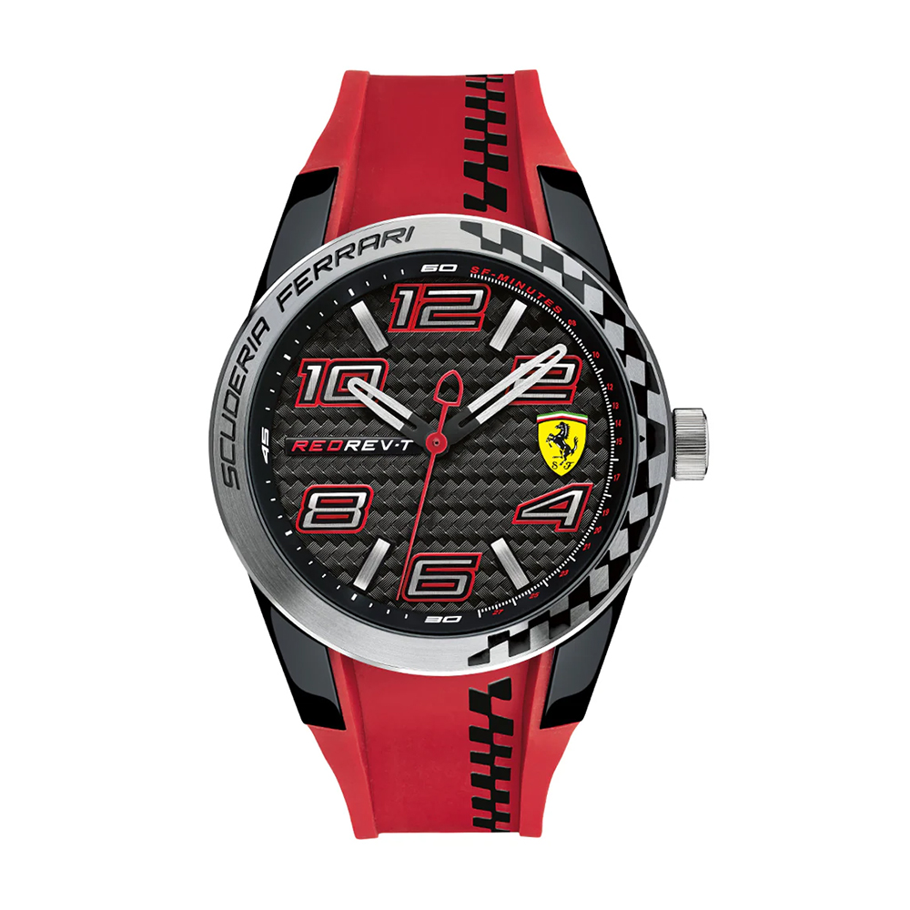 Picture of Scuderia Ferrari Men Black Analogue Watch 830338