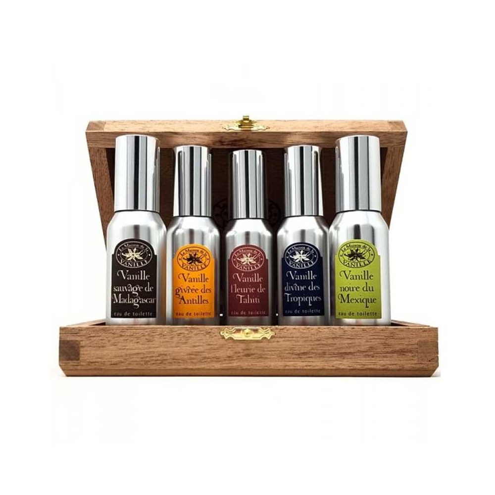 Picture of La Maison De La Vanille Wooden Box Set 5 x 30ml