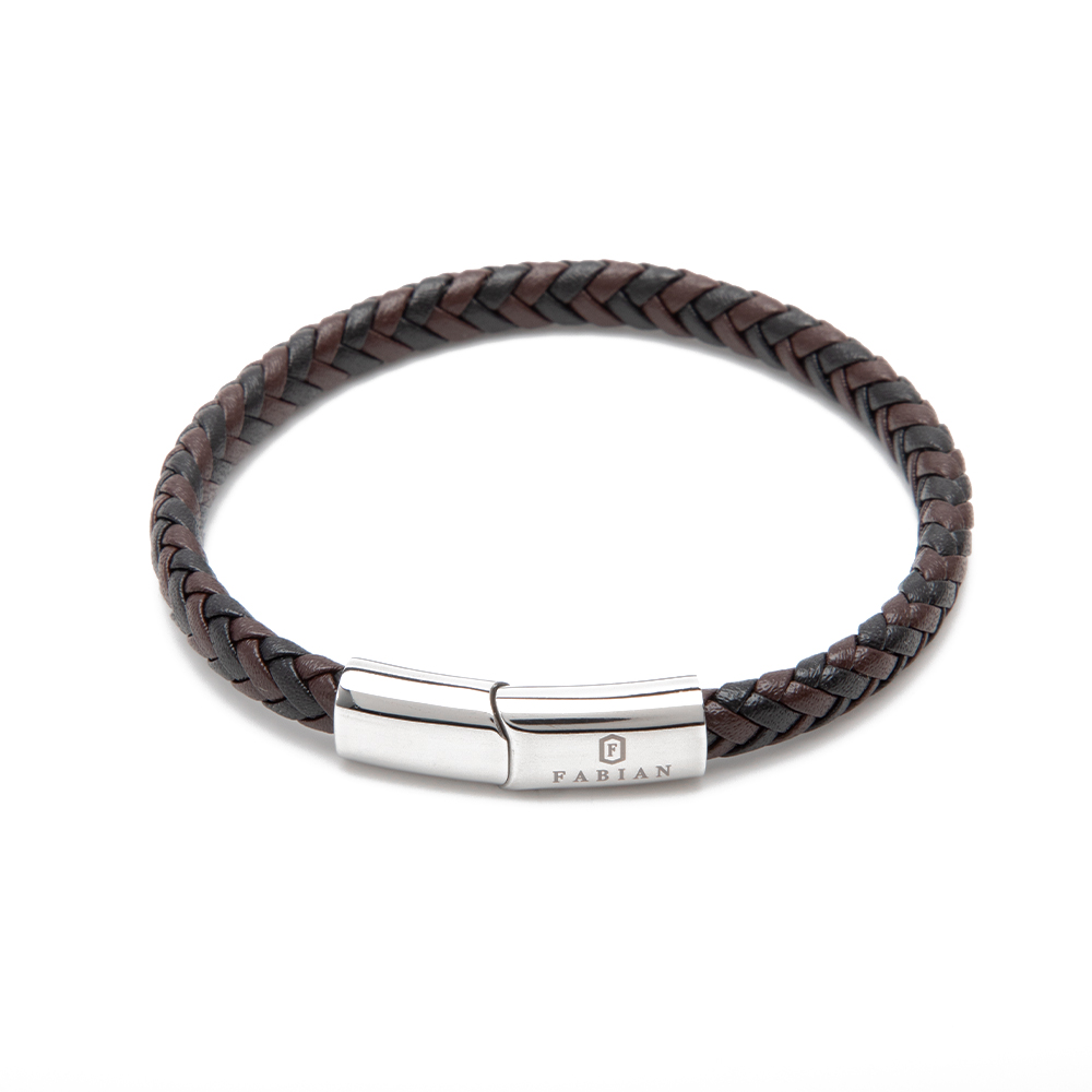 Picture of Fabian Men's Incredible Brown Black Bracelet FMB-JMYLB109-BBL