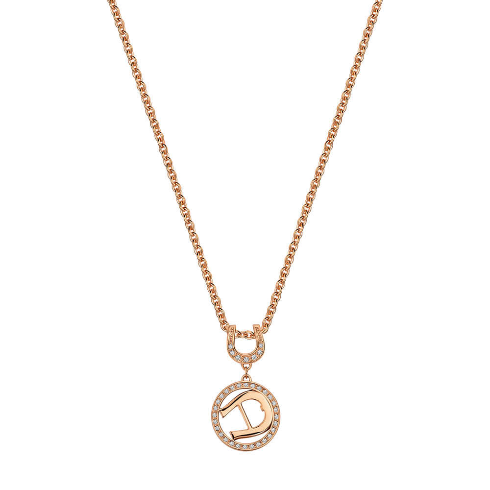 Picture of Aigner Fashion Rose Gold Plated Necklace M AJ640205