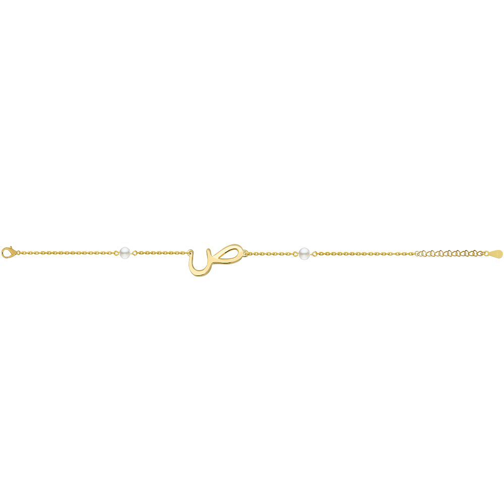 Picture of Juvenis "Øµ" Arabic Letter  Bracelet JLJ-MB0009PL-G