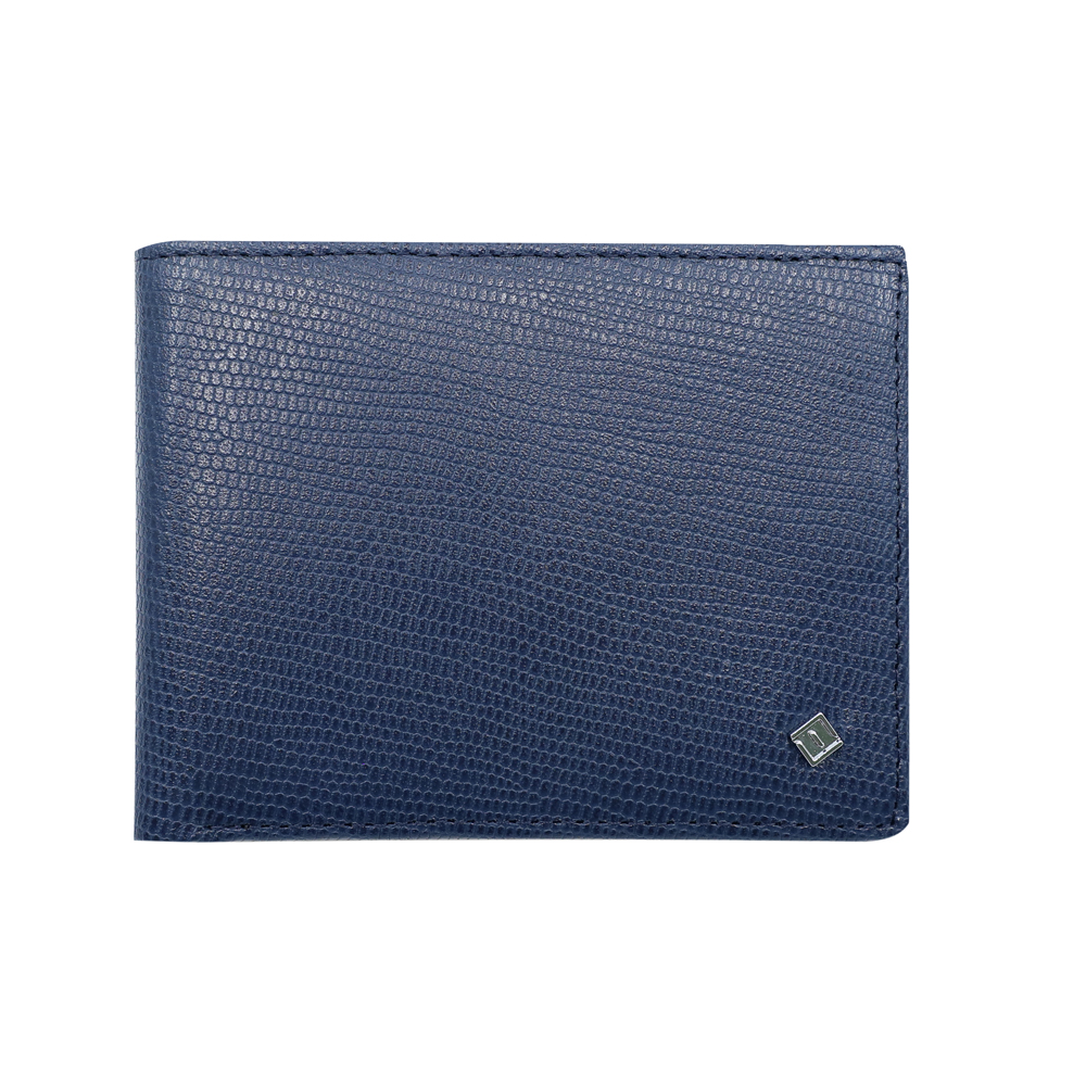 Picture of Fabian Leather Blue Wallet For Men - FMW-SLG5-BL